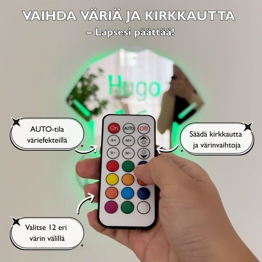 Jalkapalloilija | Personoitu LED-peili