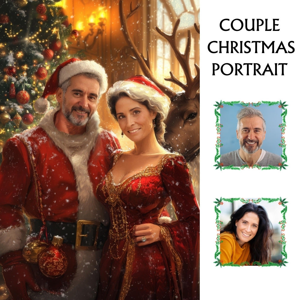 Mr & Mrs Claus | Tilpasset Portrett