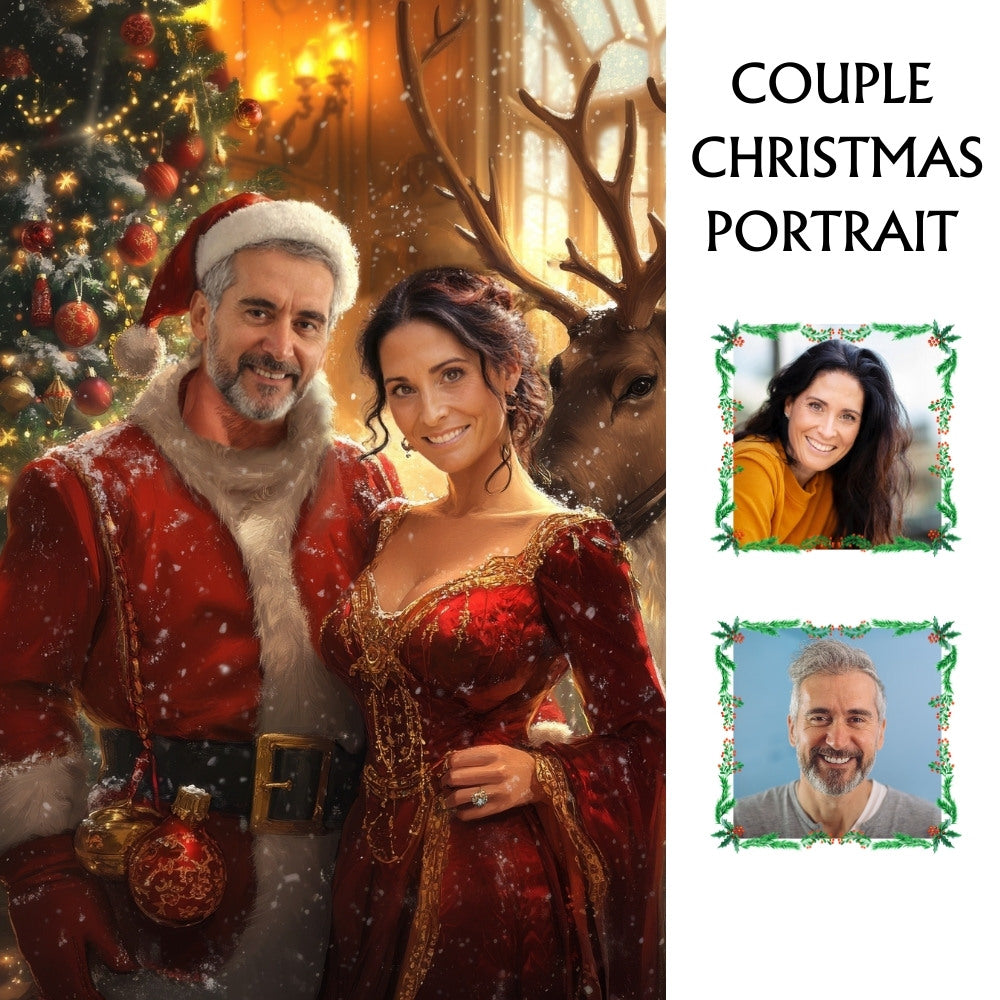 Mr & Mrs Claus | Tilpasset Portrett