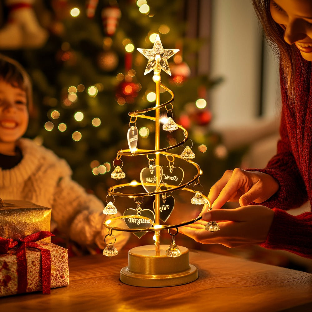 Familietree | Hermosa Lámpara de Navidad Personalizada